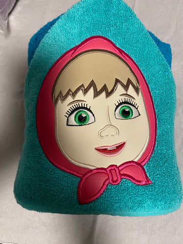 character hooded towel