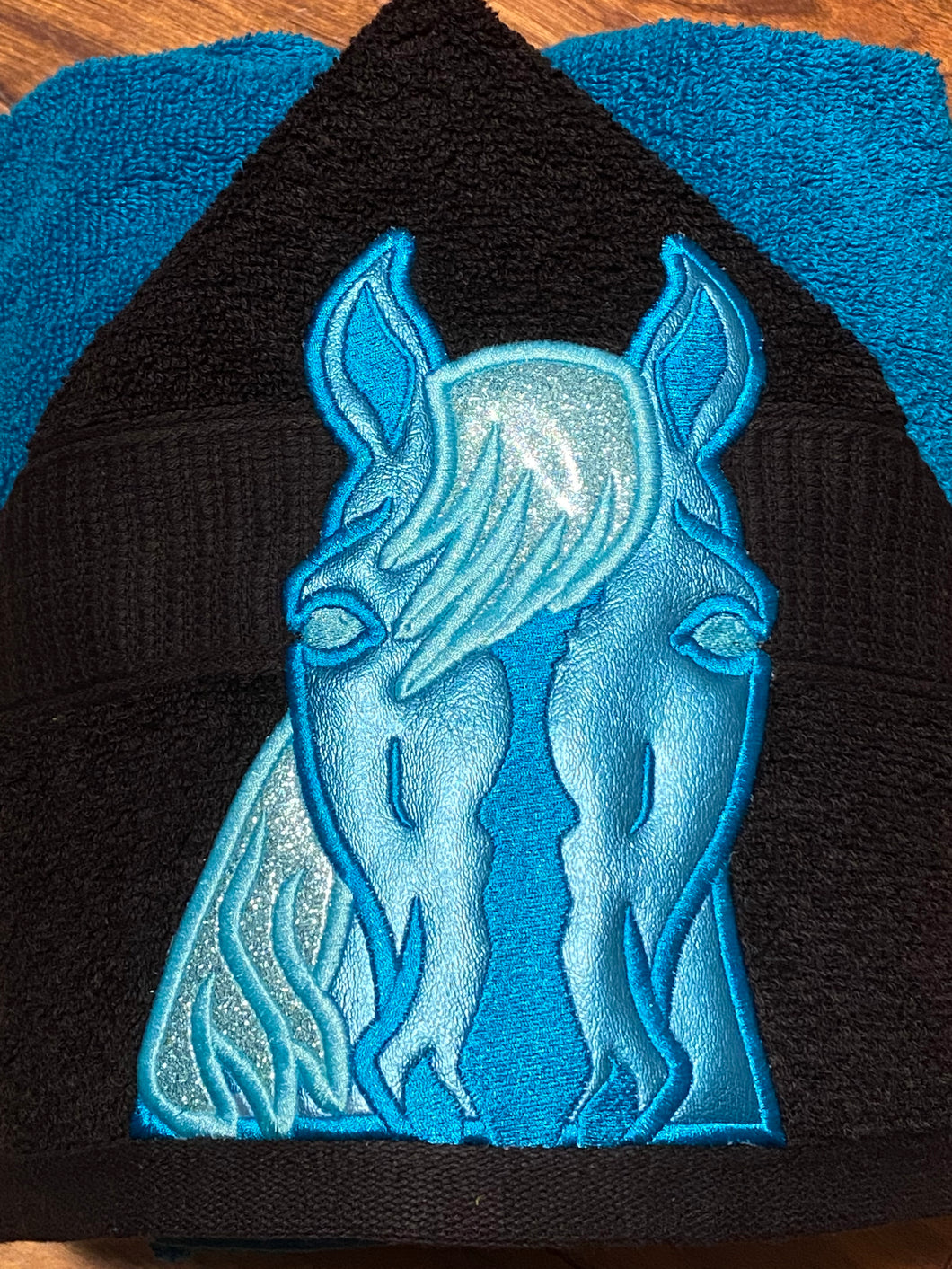 Horse Character Hooded Towel