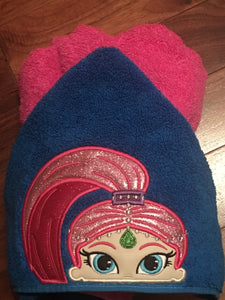 Genie Character Hooded Towels