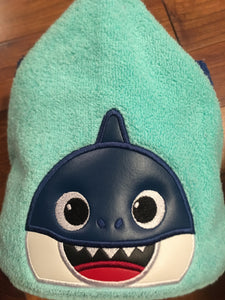 Shark Character Hooded Towel