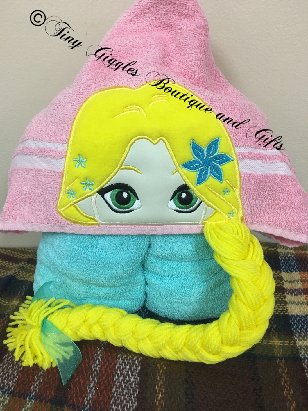 Girl Character Hooded Towel