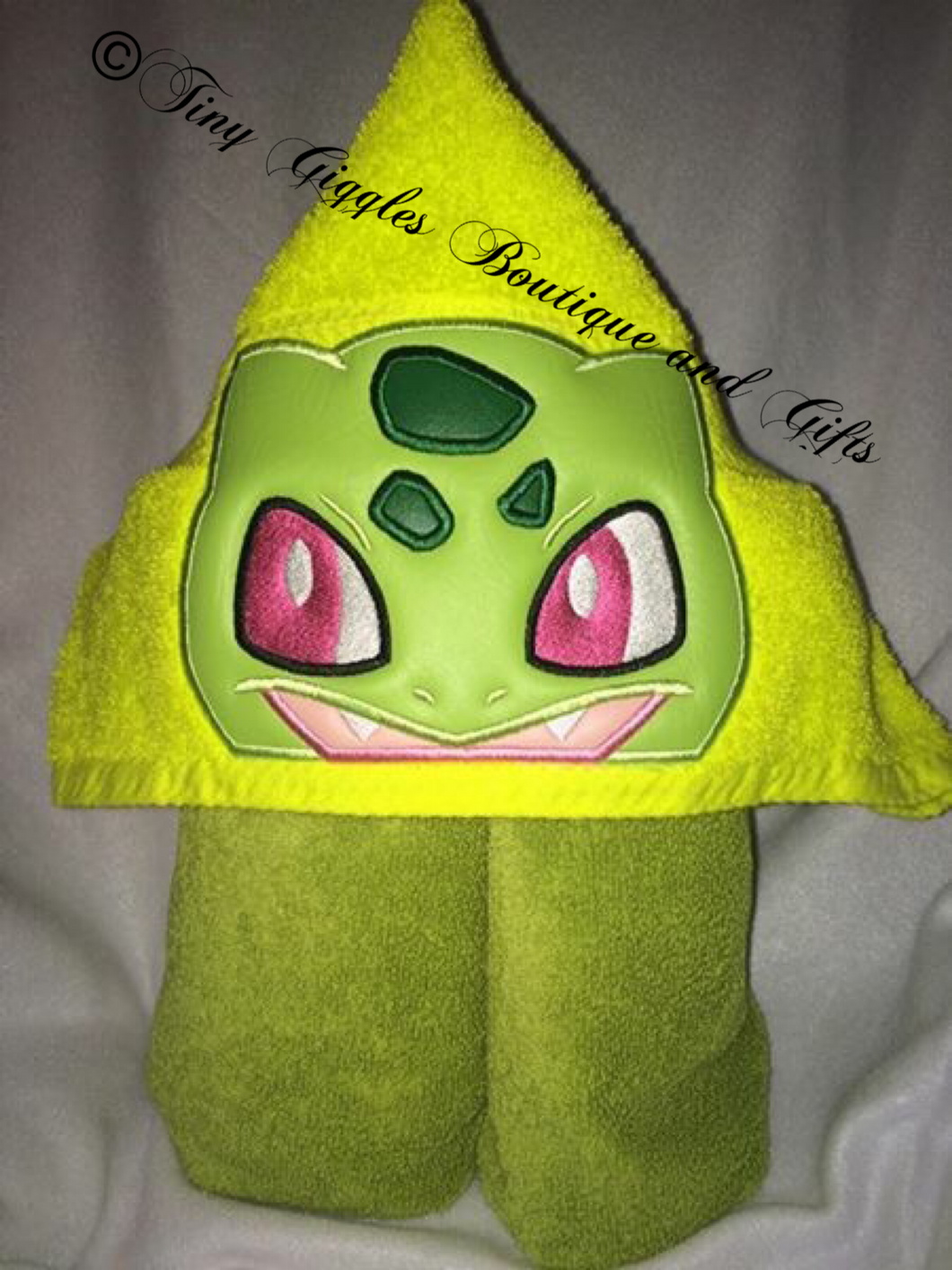 Dino Character Hooded Towel