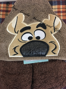 Dog Character Hooded Towel