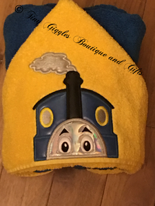 Train Character Hooded Towel