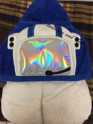 Astronaut inspired Character Hooded Towel