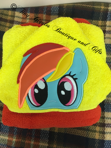 Pony Character Hooded Towel