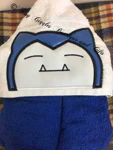 Dino Character Hooded Towel